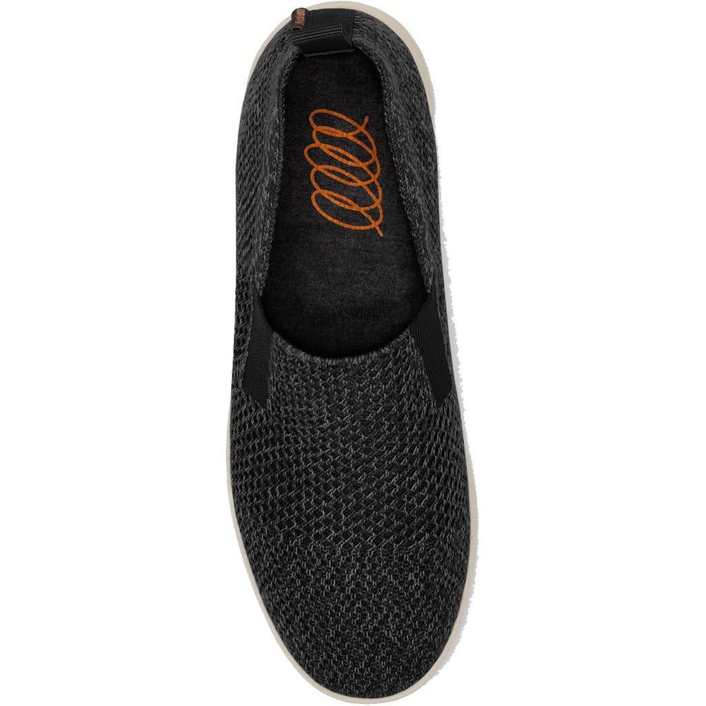 Woolloomooloo Suffolk Unisex Slip Ons Sneaker Black Wool