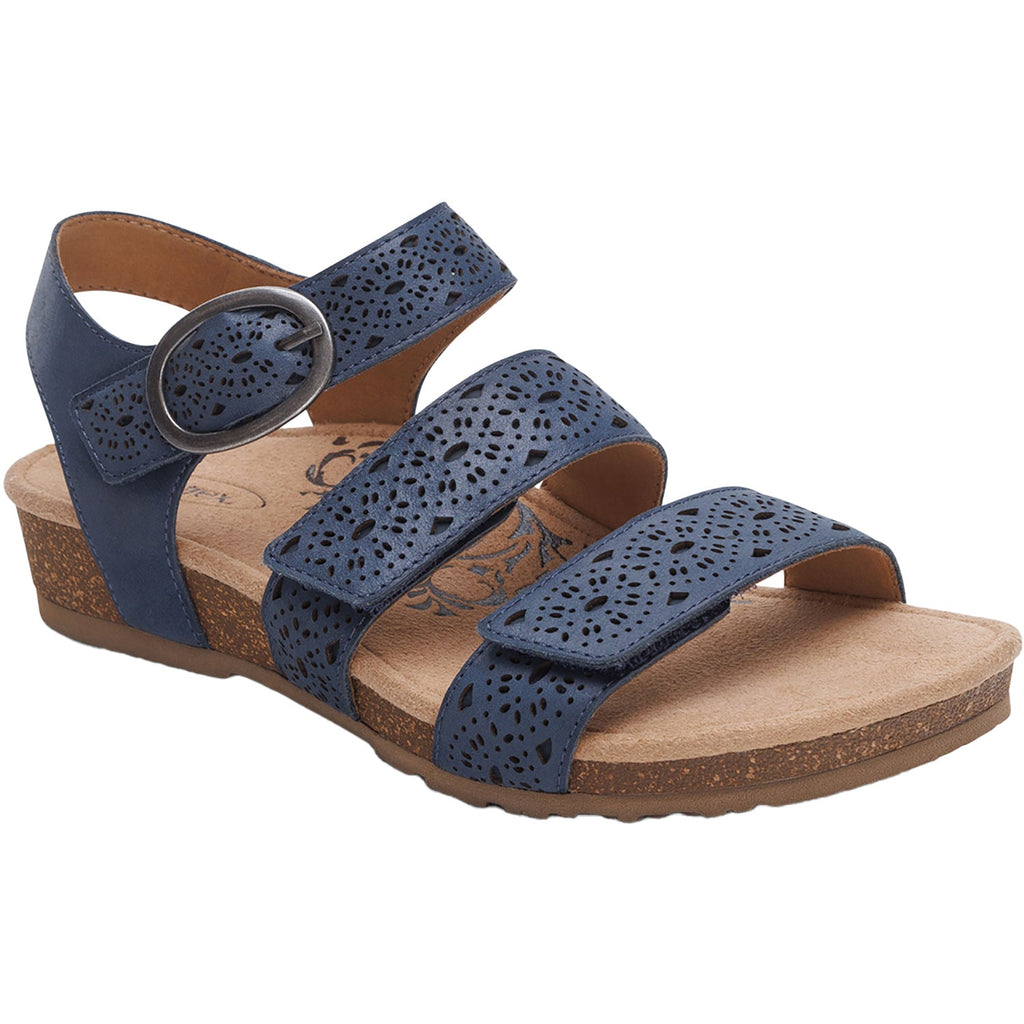 Aetrex Lilly Women's Sandals Navy Cutout