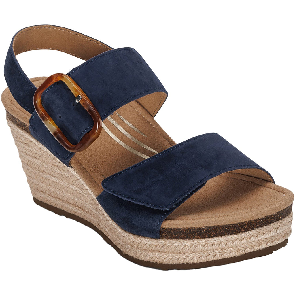 Aetrex Ashley Women's Sandals Navy Leather