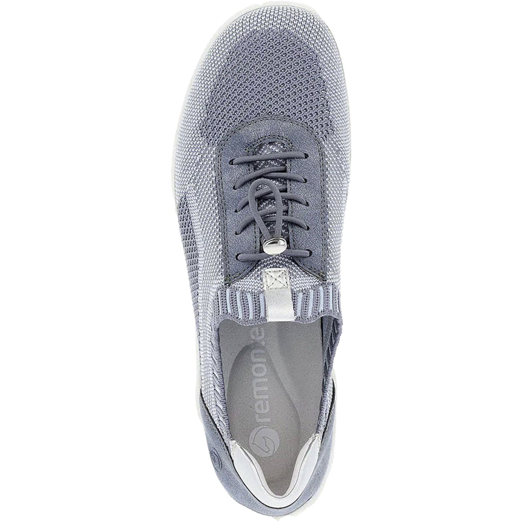 Remonte R3518-15 Liv 18 Women's Sneakers Jean-Ciel/Adria/Silver Stretch Fabric