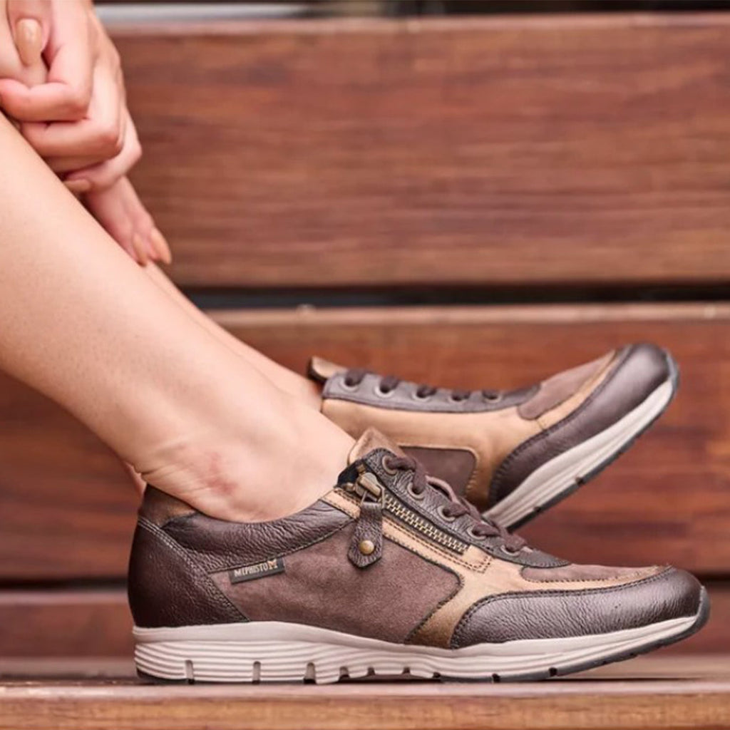 Mephisto Ylona Women's Sneakers Bronze/Ceylan