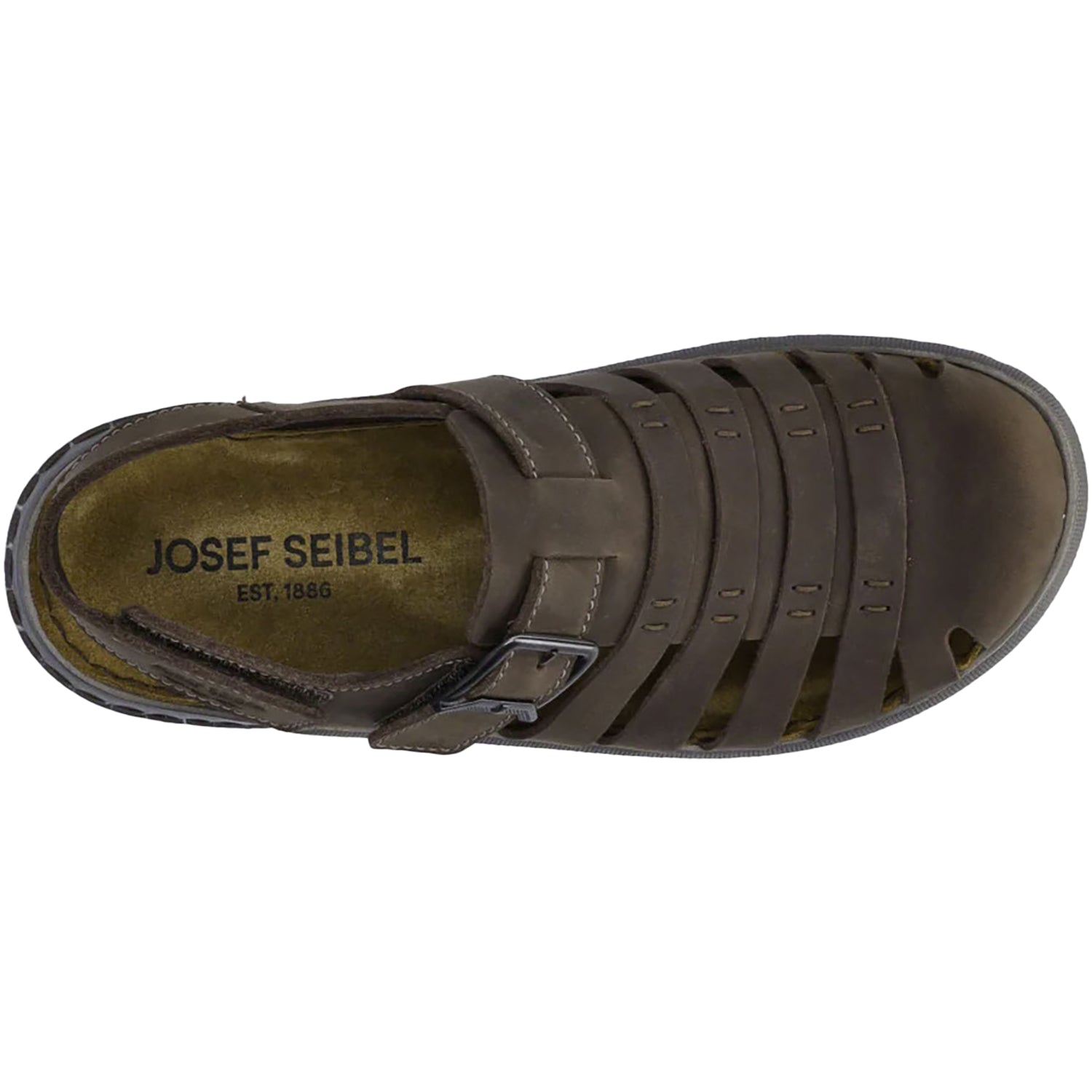 Josef Seibel Logan 70 Men's Fisherman Sandals Mocca Leather