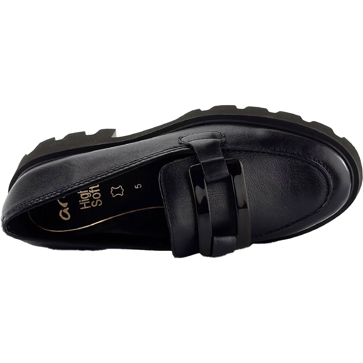 Ara Oleander Women's Slip Ons Black Calf Leather