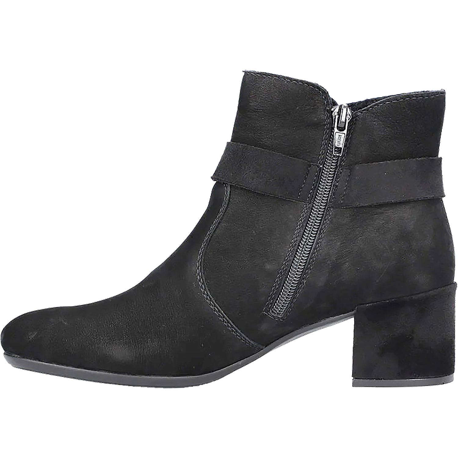 Rieker 70289-00 Sarah 89 Women's Ankle Boots Black Suede