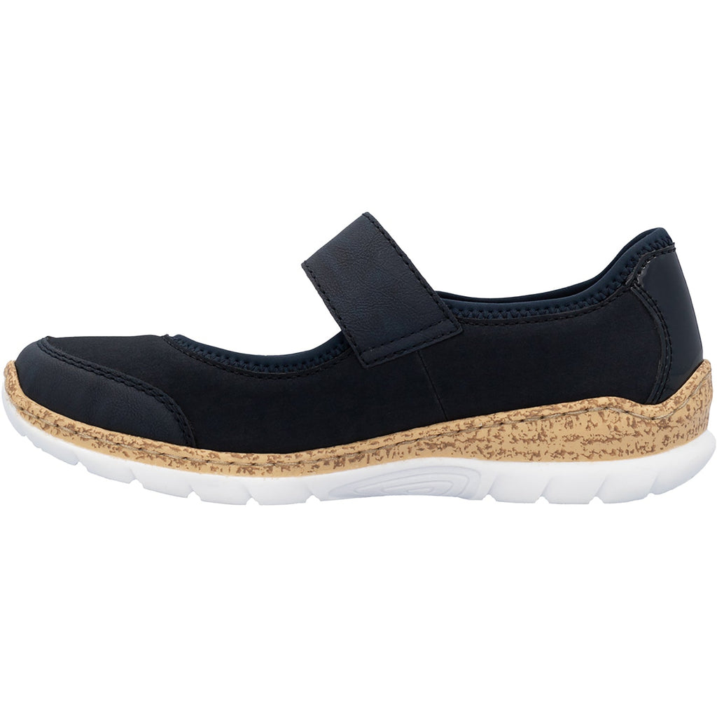 Rieker N42B0-14 Stretch Women's Mary Janes Sporty Pazifik/Pazifik