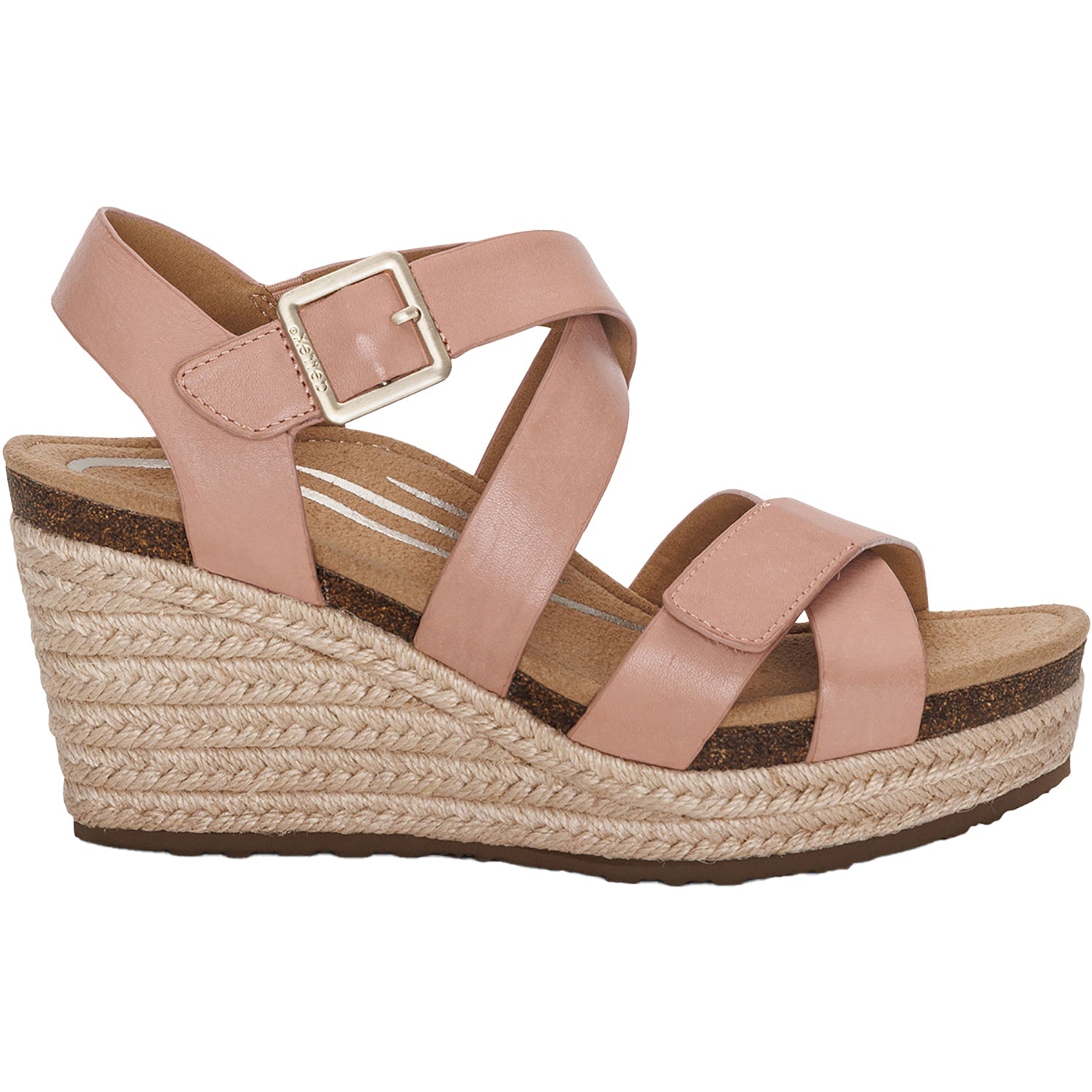 Aetrex Anna Women's Wedge Sandals Rose