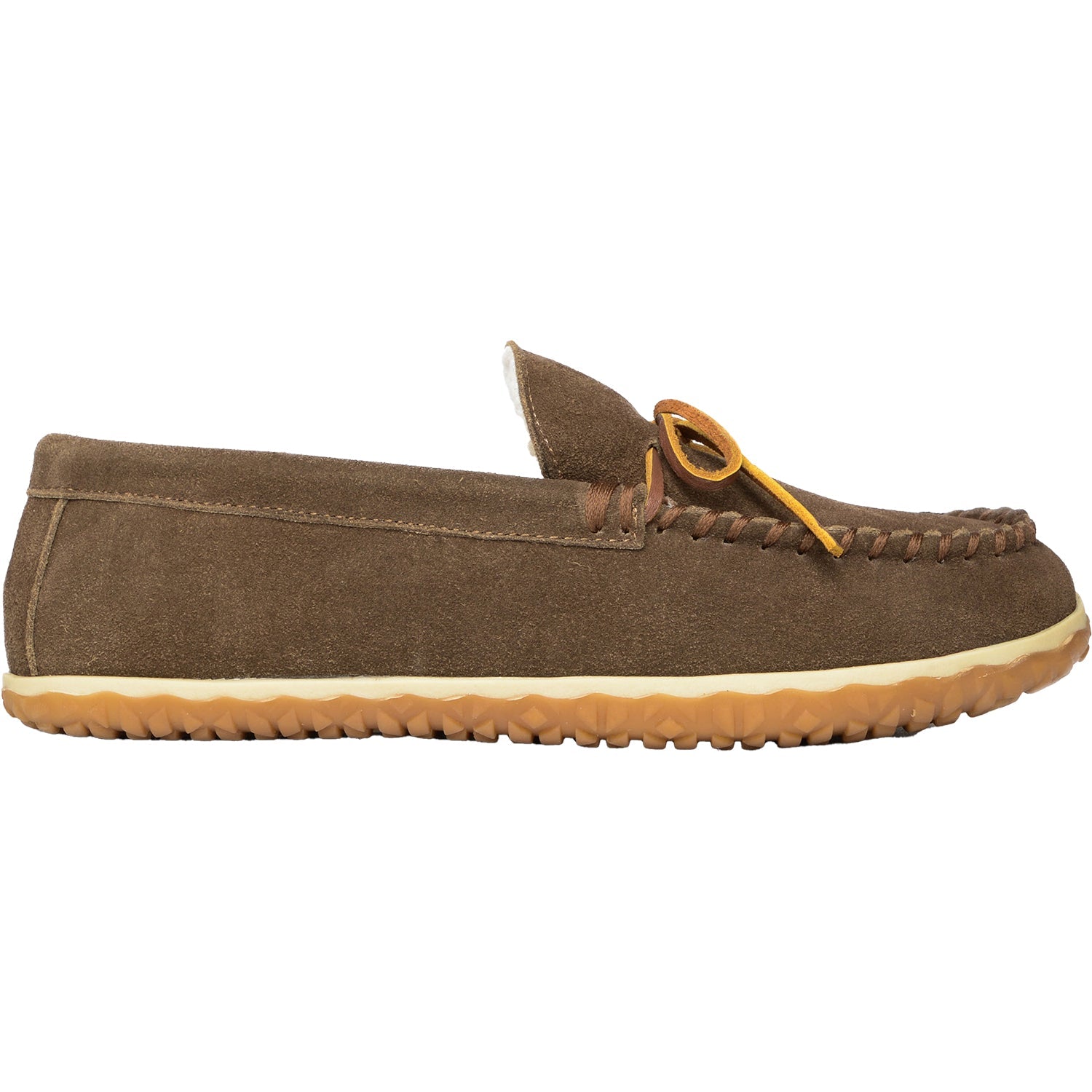 Minnetonka Tomm Men's Slippers Autumn Brown W/R Suede