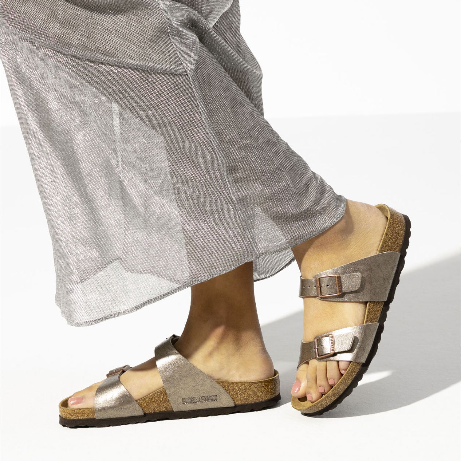 Birkenstock Sydney Women's Sandals Graceful Taupe Birko-Flor
