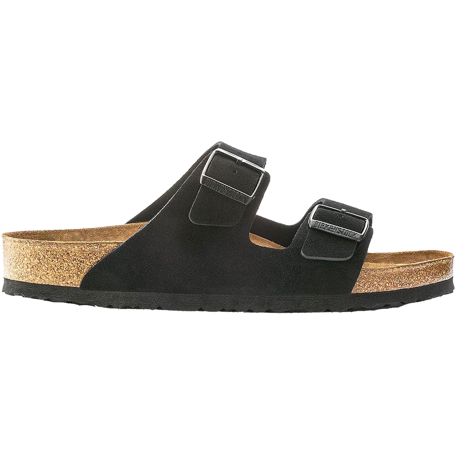 Birkenstock Arizona Soft Footbed Women's Sandals Black Suede