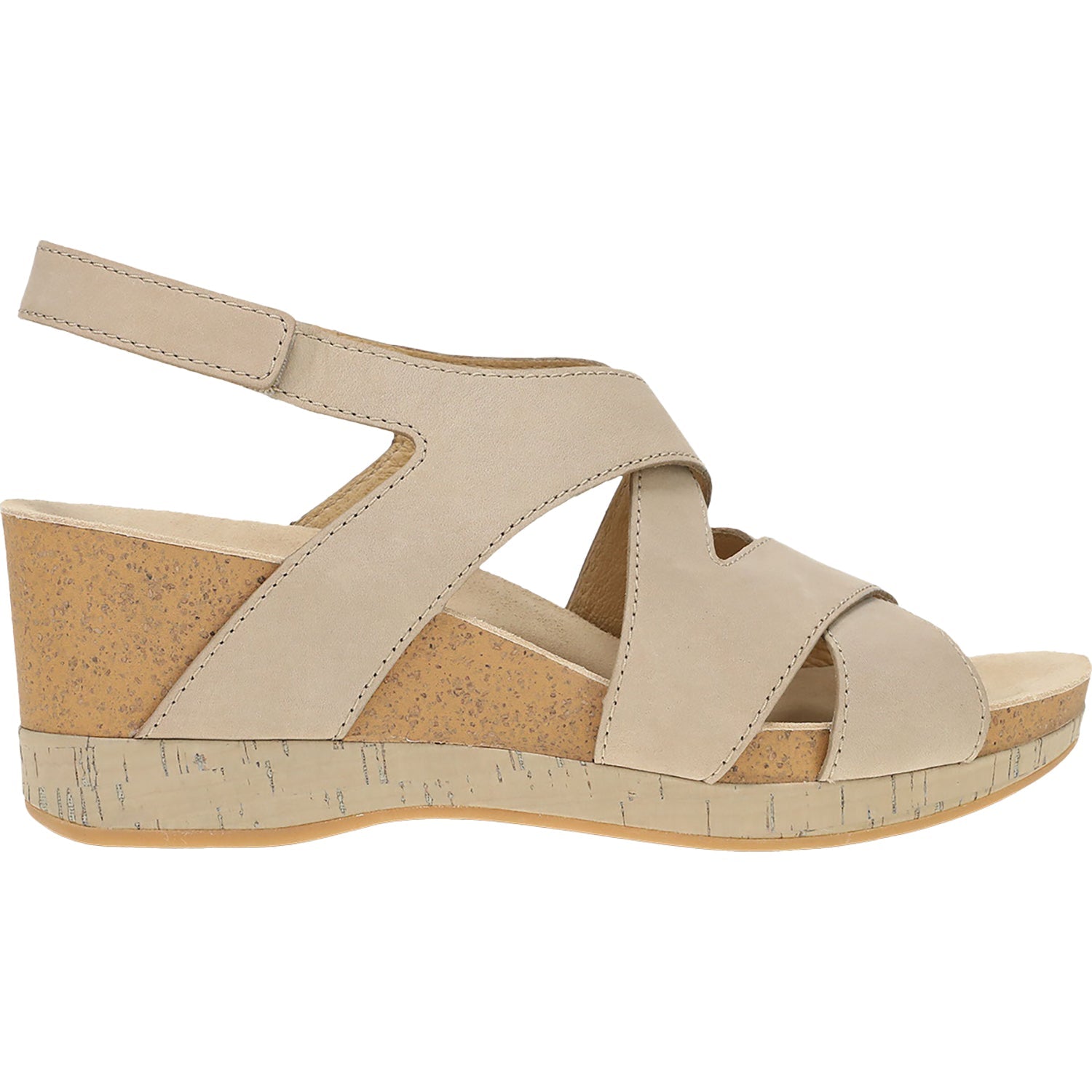 Dansko Shyla Women's Wedge Sandals Sand Milled Nubuck