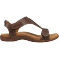 Taos The Show Women's Sandals Mocha Leather