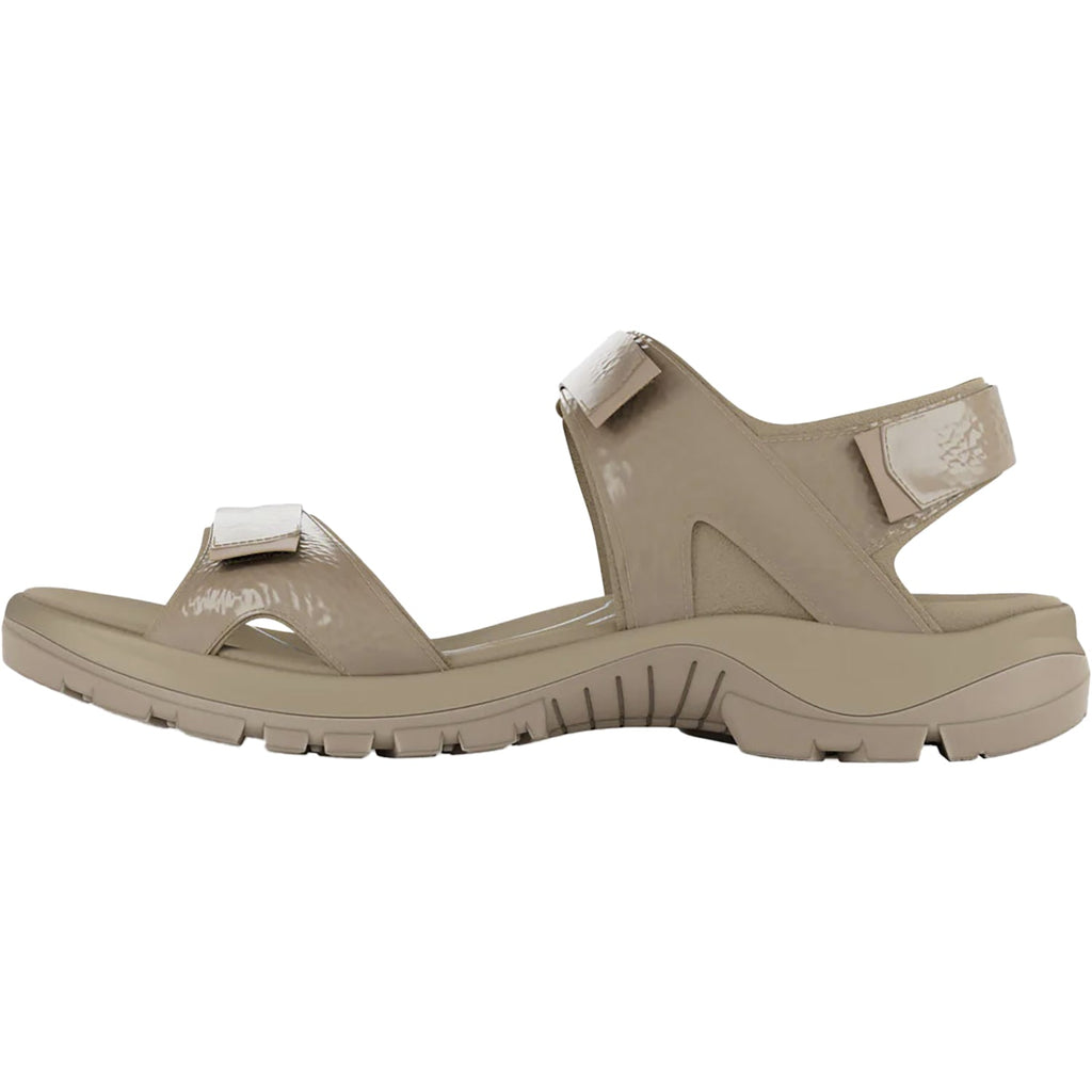 Ecco Yucatan 20 3s Women's Sandals Nude Crinkle Patent