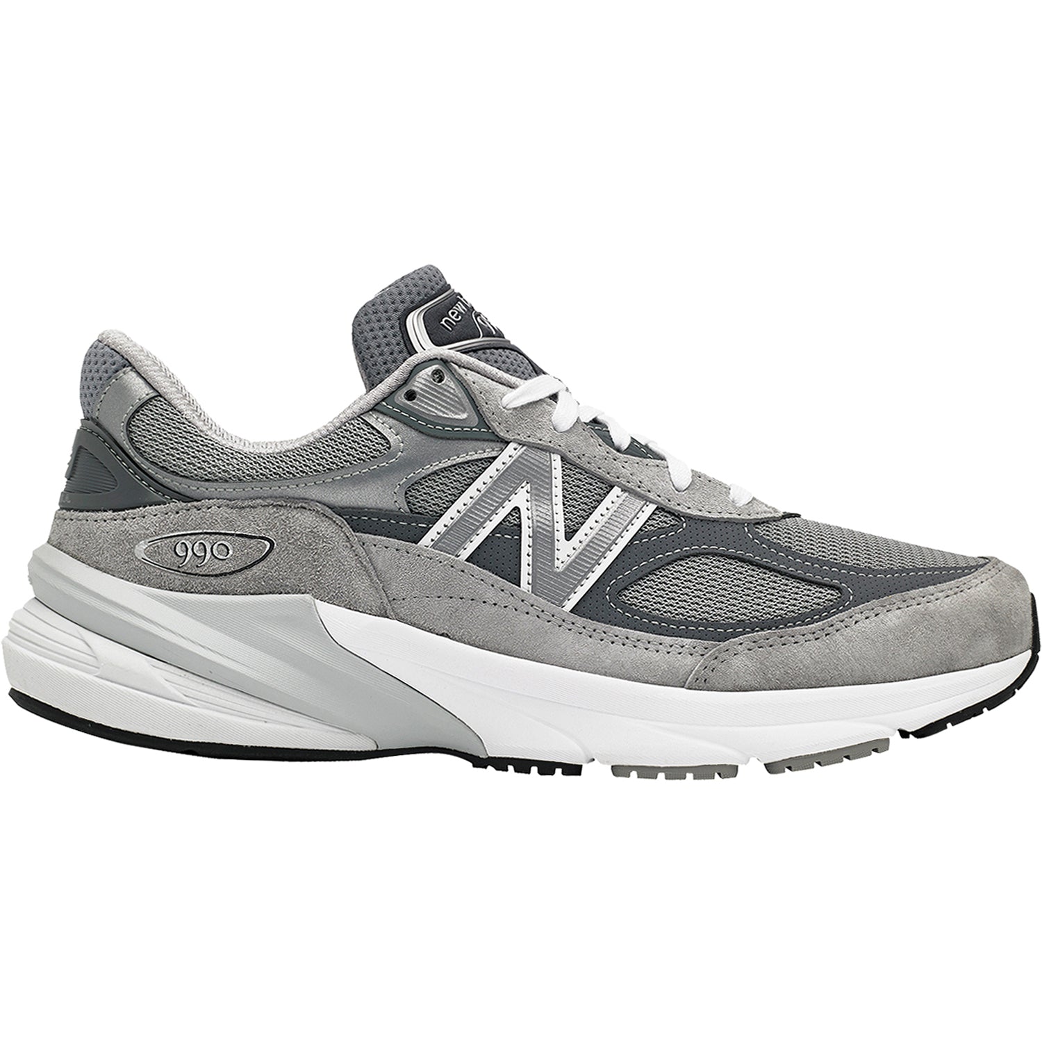 New Balance M990GL6 - Made in USA Men's Running Shoes Grey Suede/Mesh