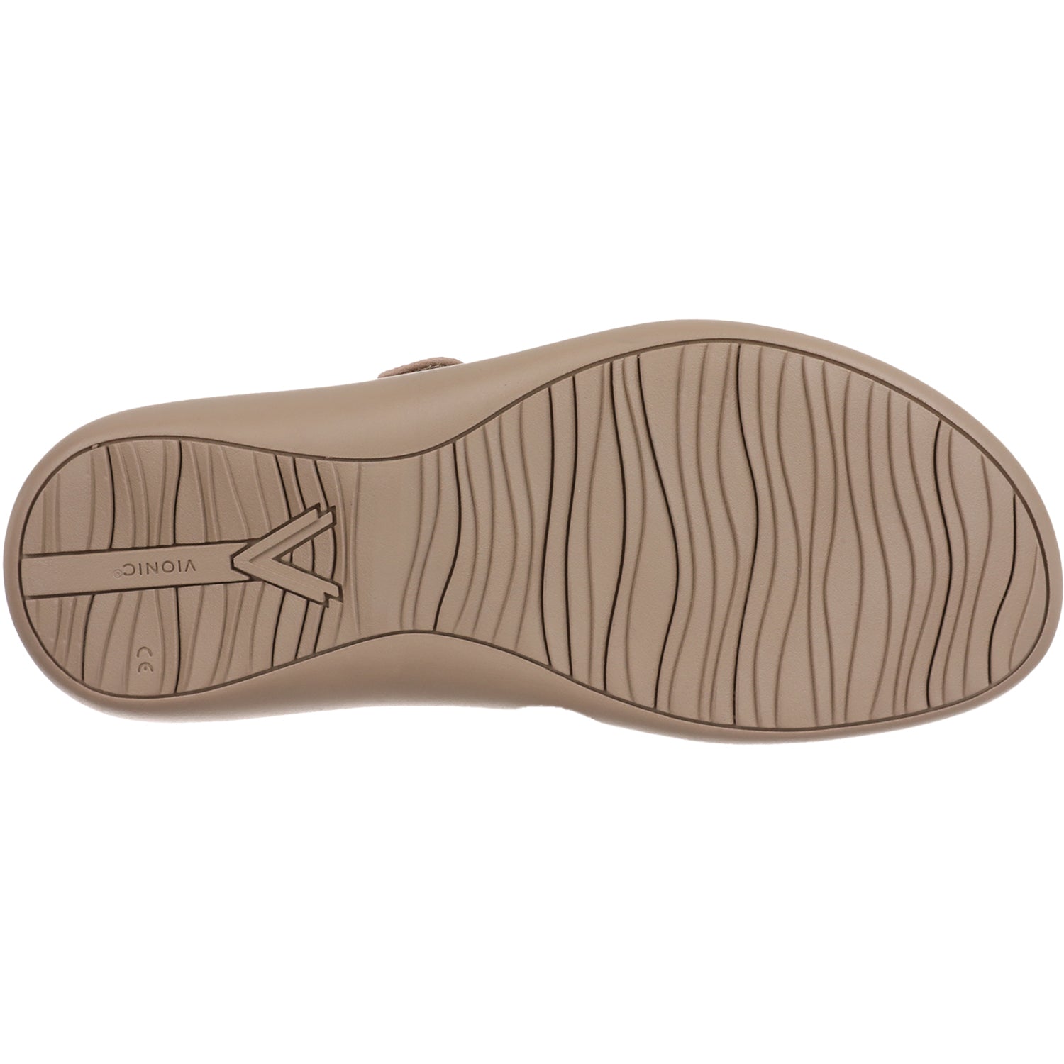 Vionic Activate RX Women's Thong Sandals Taupe Suede