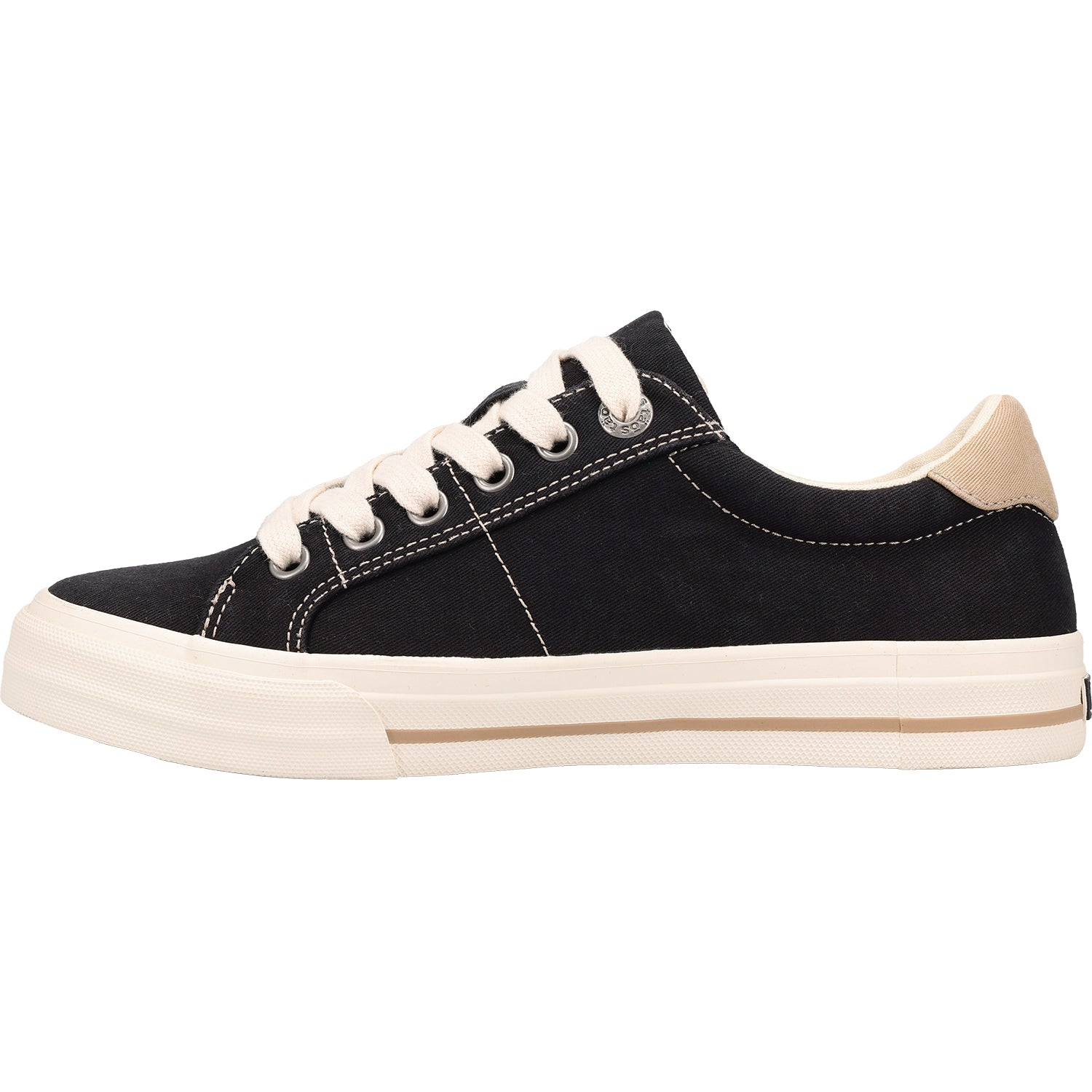 Taos Z Soul Women's Sneakers Black/Tan Distressed Canvas
