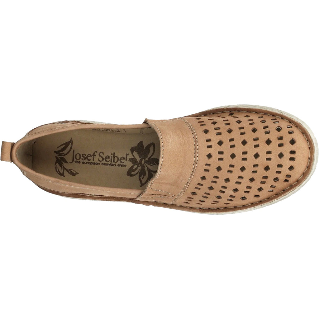 Josef Seibel Sofie 27 Women's Slip On Shoes Creme Leather