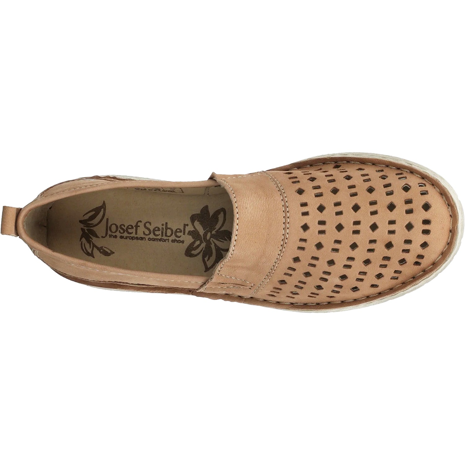 Josef Seibel Sofie 27 Women's Slip On Shoes Creme Leather