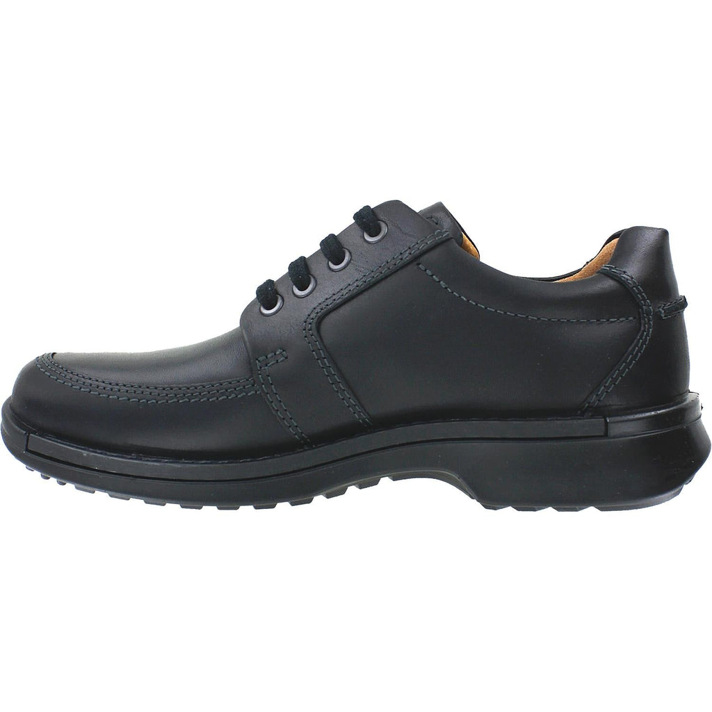 Ecco Fusion II Tie Men's Walking Shoes Black Leather