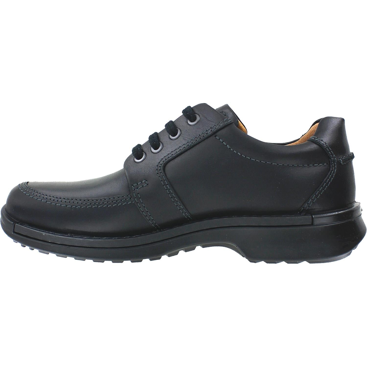 Ecco Fusion II Tie Men's Walking Shoes Black Leather