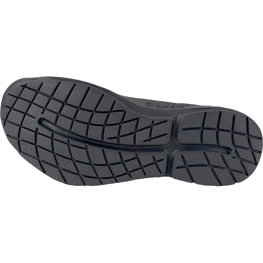 OOFOS OOmg Sport Low Men's Recovery Shoes Black Mesh