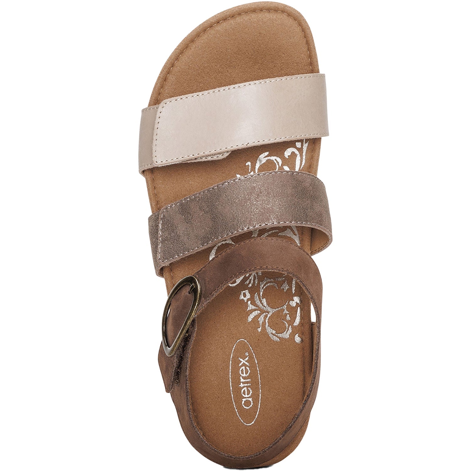 Aetrex Lilly Women's Sandals Taupe Multi