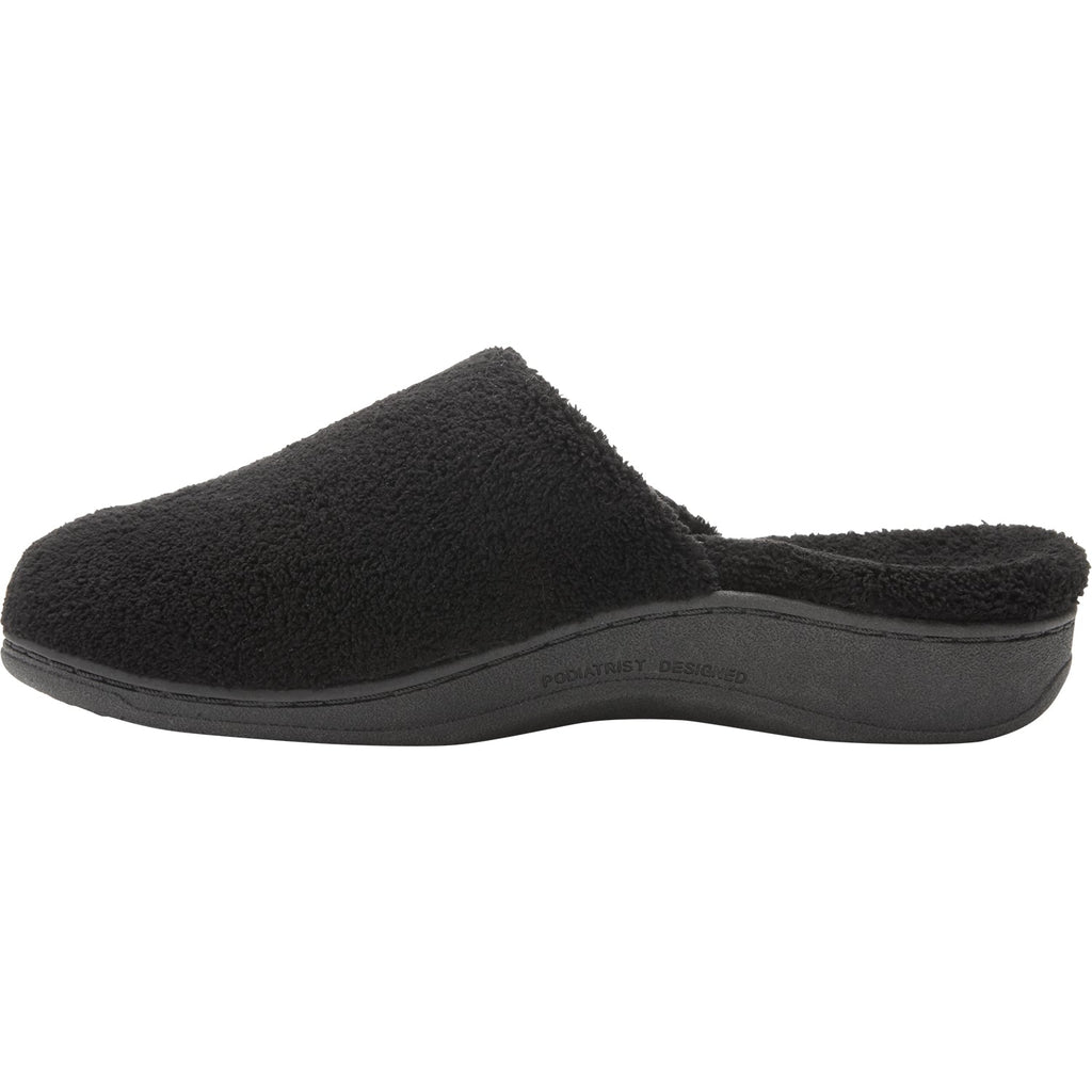 Vionic Gemma Women's Terrycloth Slippers Black Terrycloth