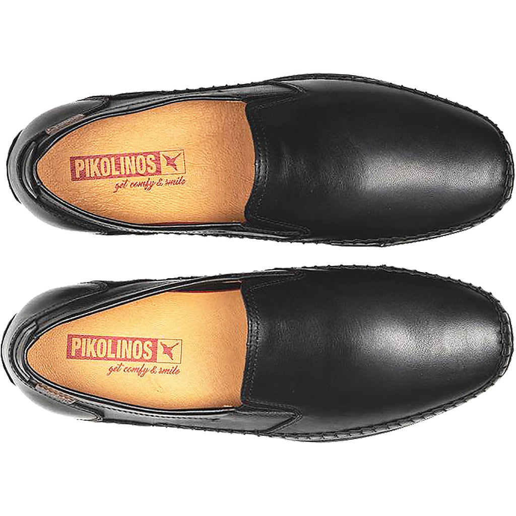 Pikolinos Azores 06H-5303 Men's Loafers Black Leather