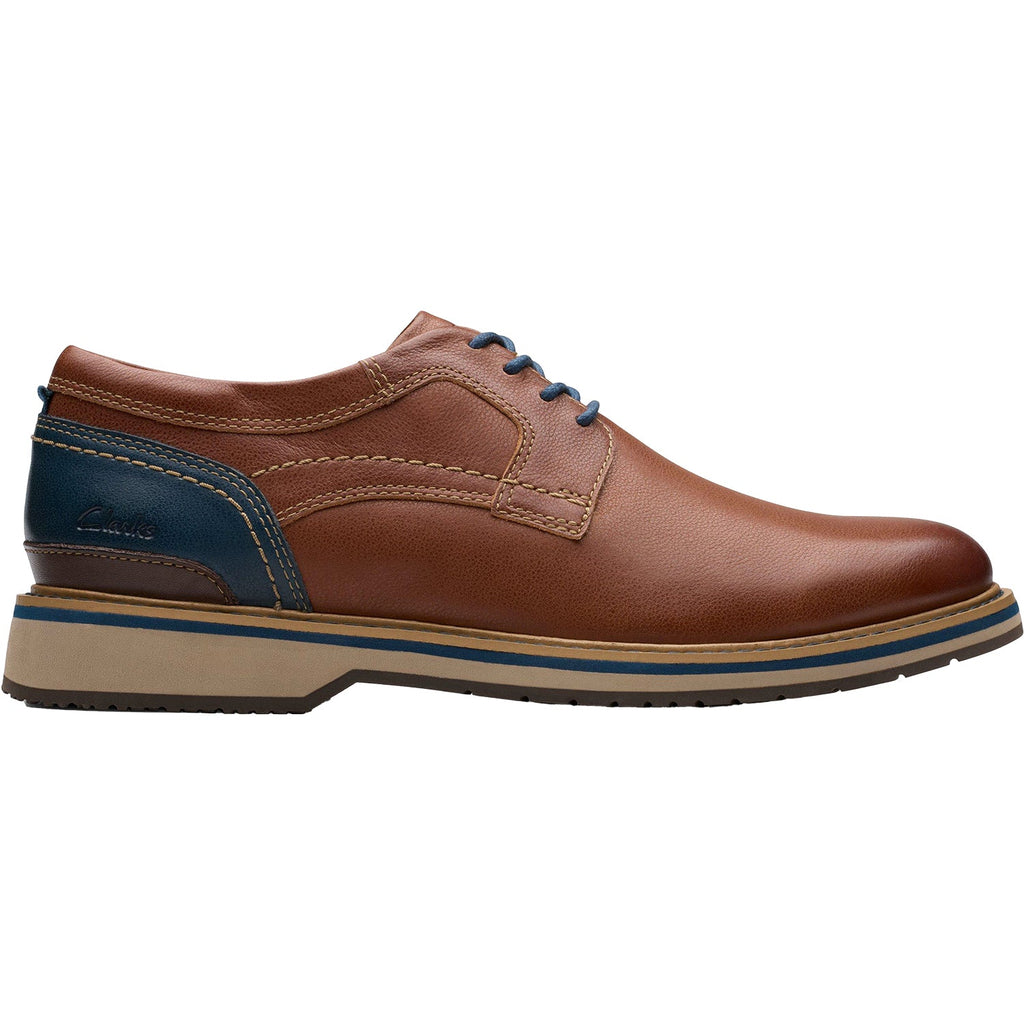 Clarks Monahan Plain Men's Dress Shoes Tan Leather