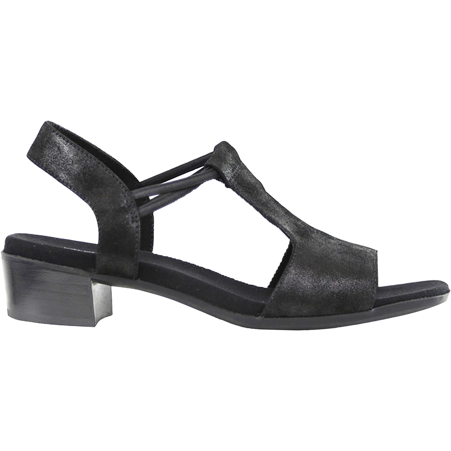 Munro Susan Women's High Heel Sandals Black Stardust Leather
