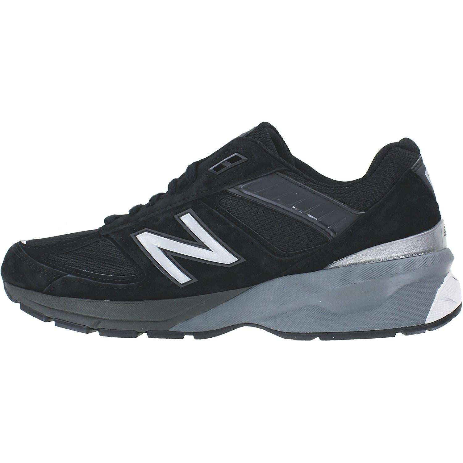 New Balance M990BK5 Running Men's Athletic Shoes Black/Silver Suede/Mesh