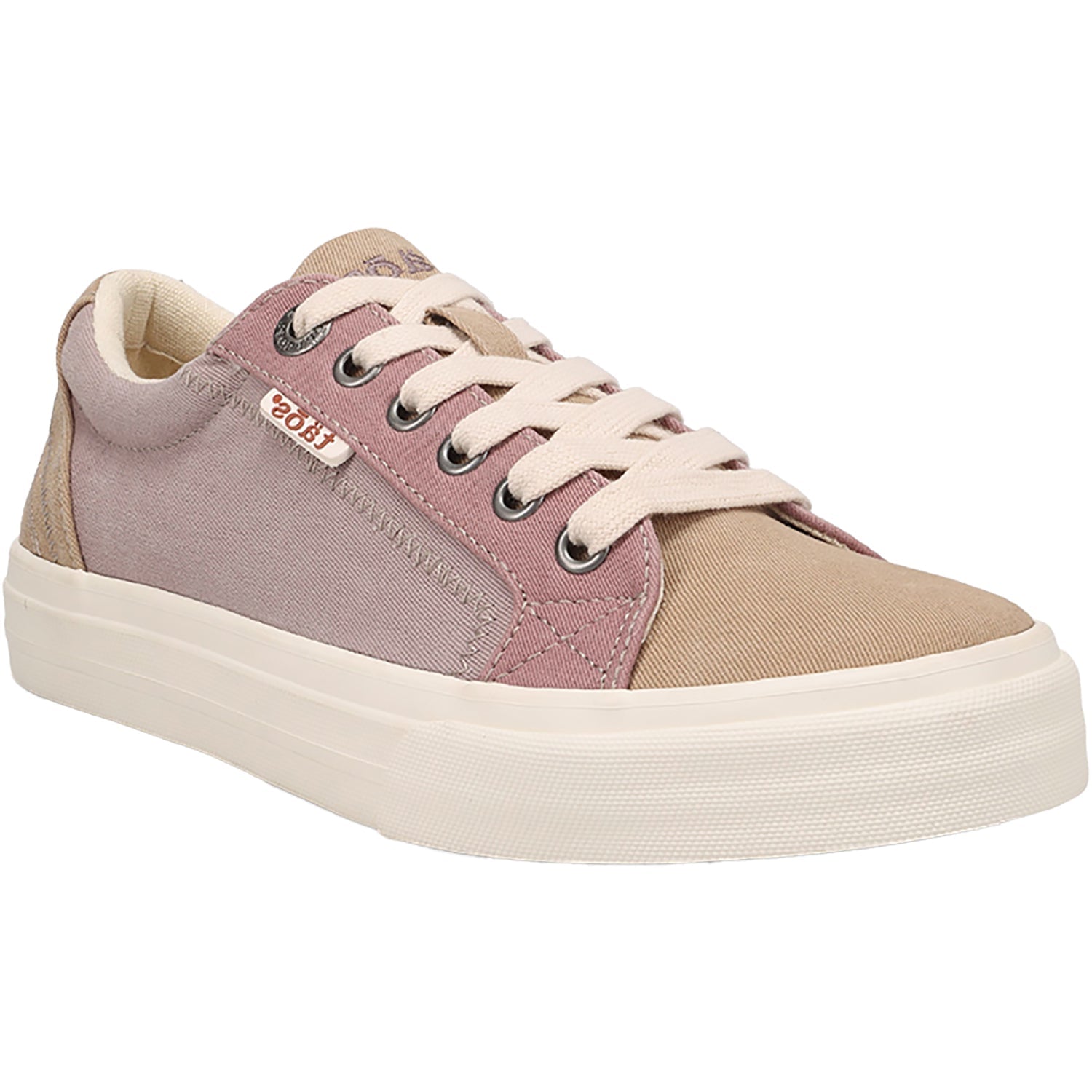Taos Plim Soul Women's Sneakers Tan/Dusty Rose Multi Canvas