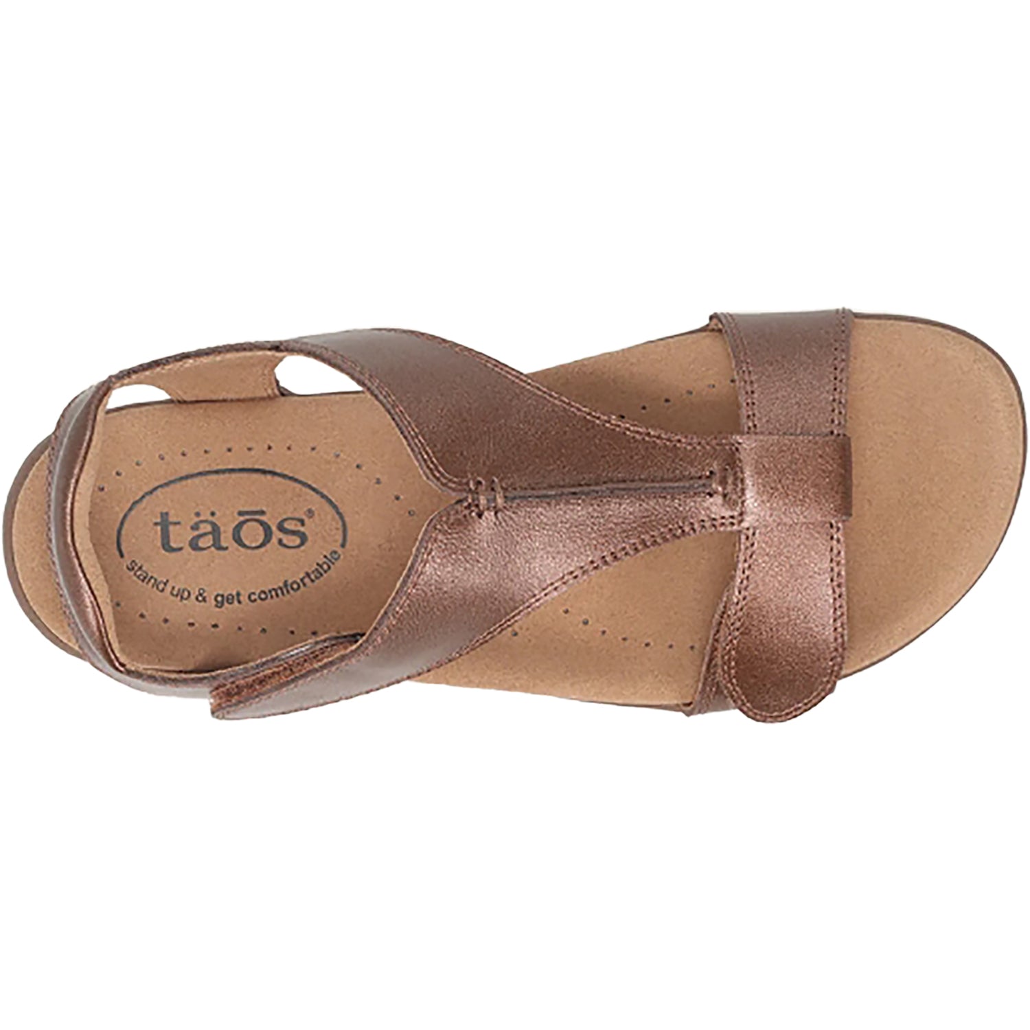 Taos The Show Women's Sandals Bronze Leather