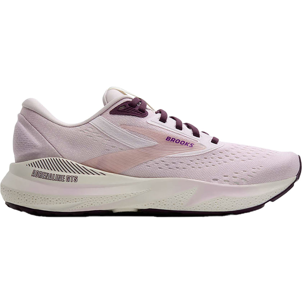 Brooks Adrenaline GTS Stability 24 (Stability Support) Women's Athletic Shoes Orchid/Coconut/Purple Mesh