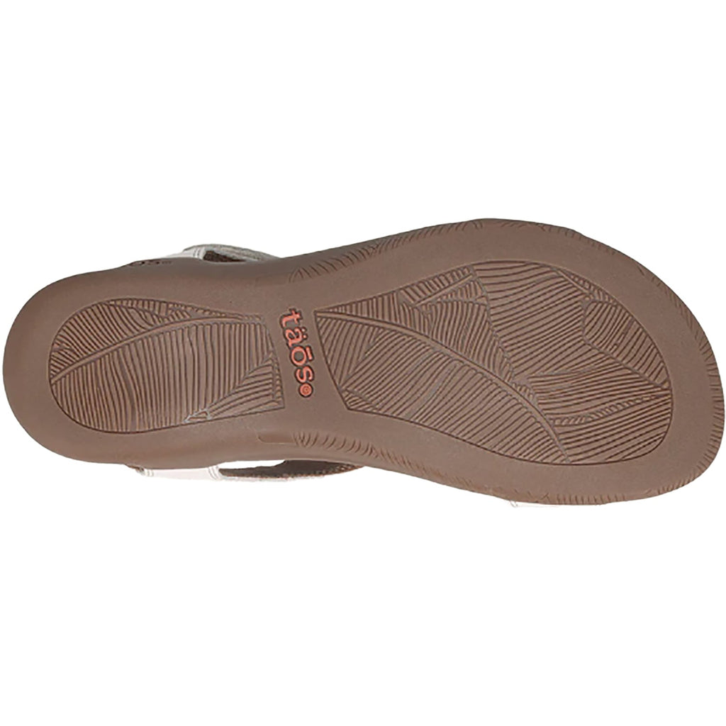 Taos The Show Women's Sandals White Leather
