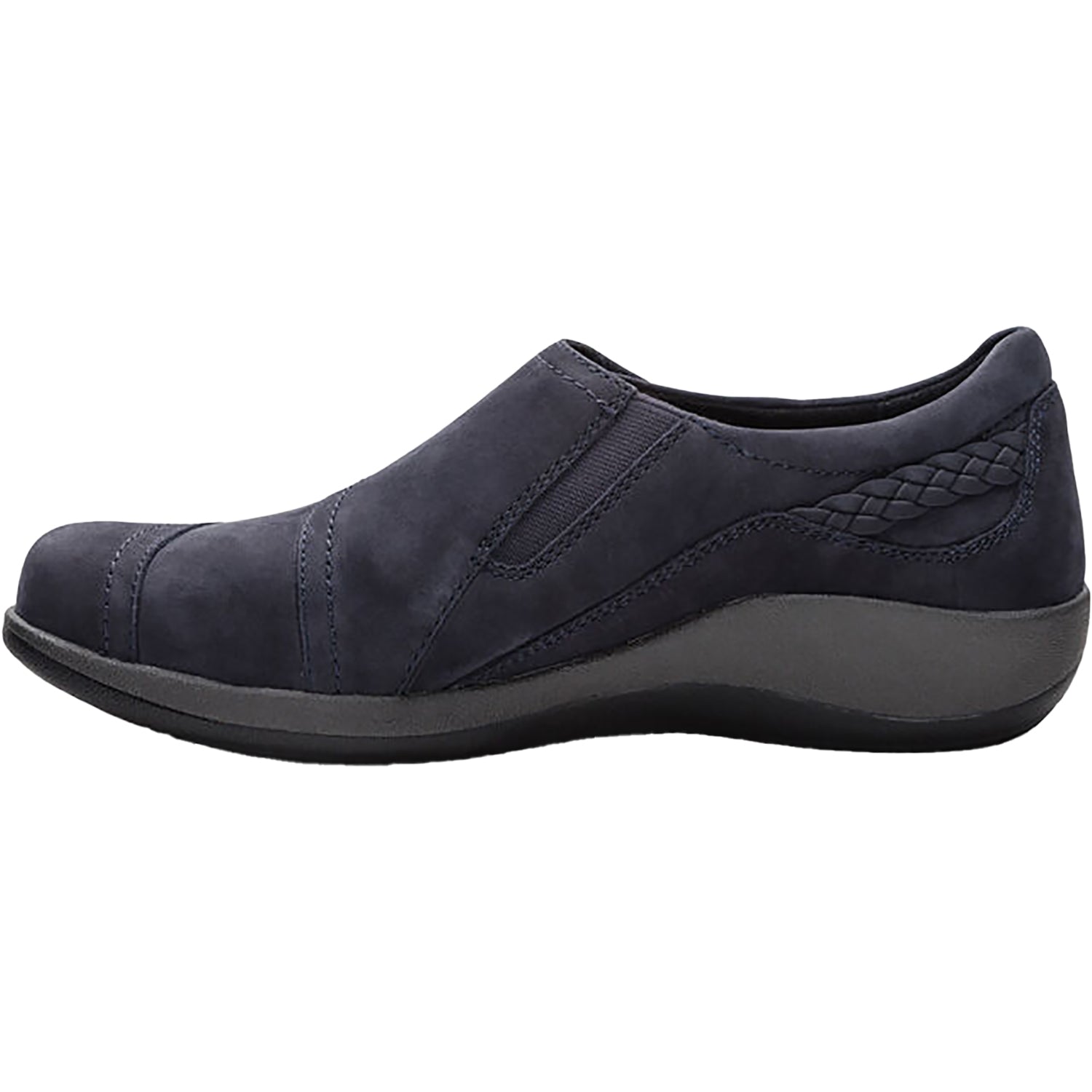 Aetrex Karina Women's Slip Ons Navy Nubuck