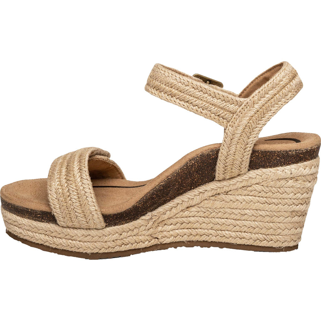 Aetrex Sydney Women's Wedge Sandals Natural Jute