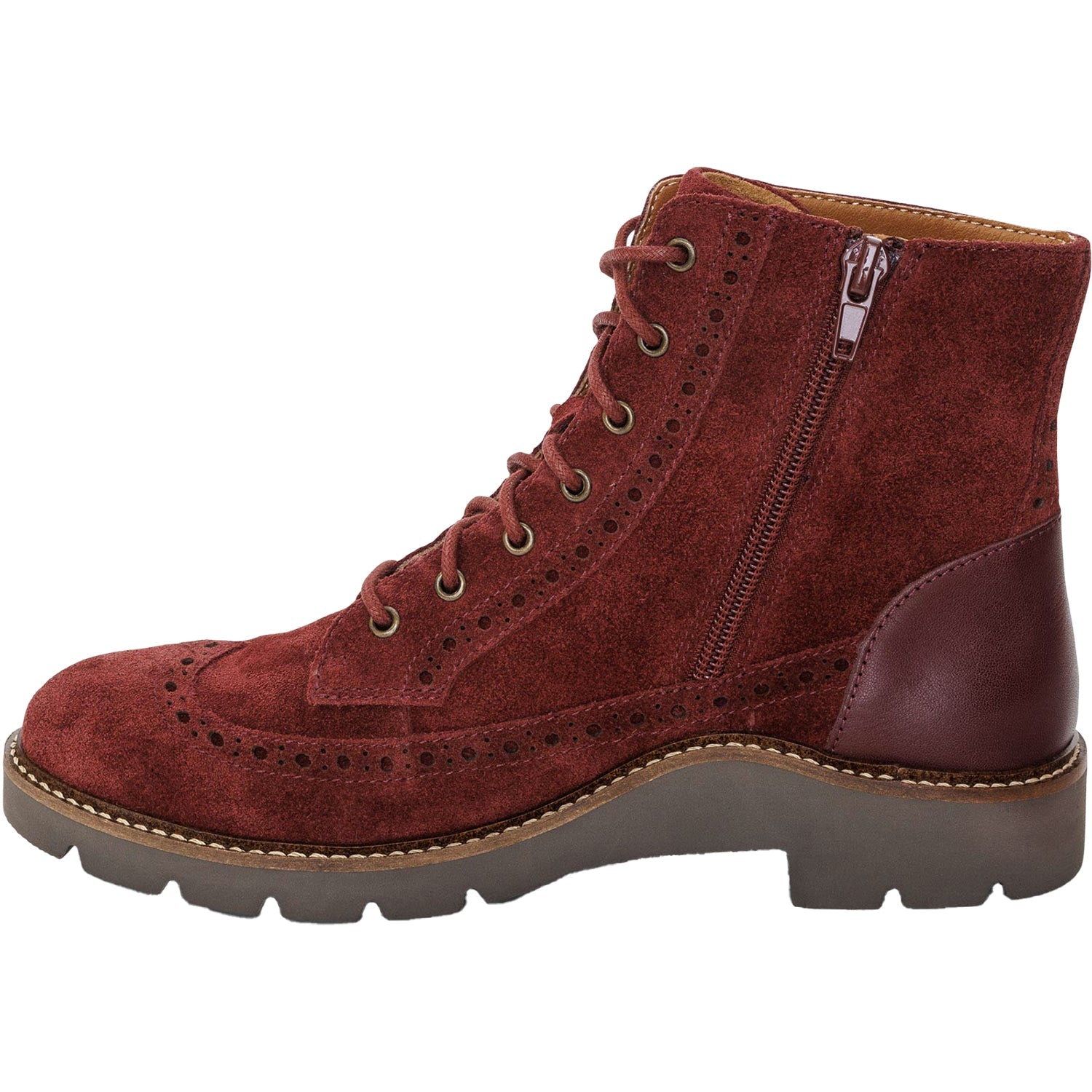 Aetrex Margot Women's Boots Dark Red Suede