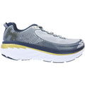 Hoka Bondi 5 (Neutral Support) Men's Running Shoes Cool Grey/Midnight Navy Mesh