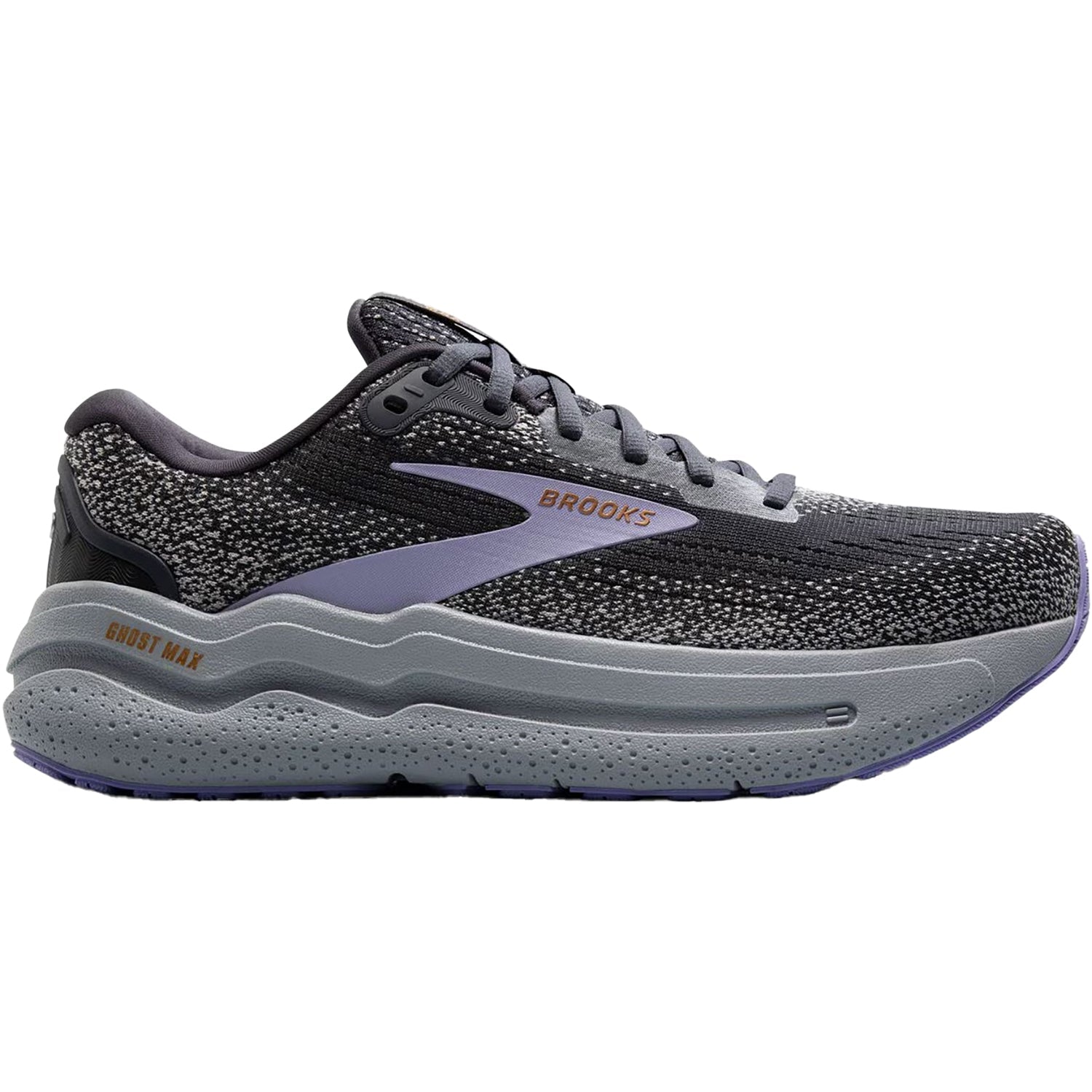 Brooks Ghost Max 2 Mesh (Neutral Support) Women's Running Shoes Ebony/Sweet Lavender/Alloy
