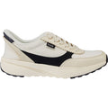 KIZIK Paris Women's Athletic Shoes Pristine/Black Leather