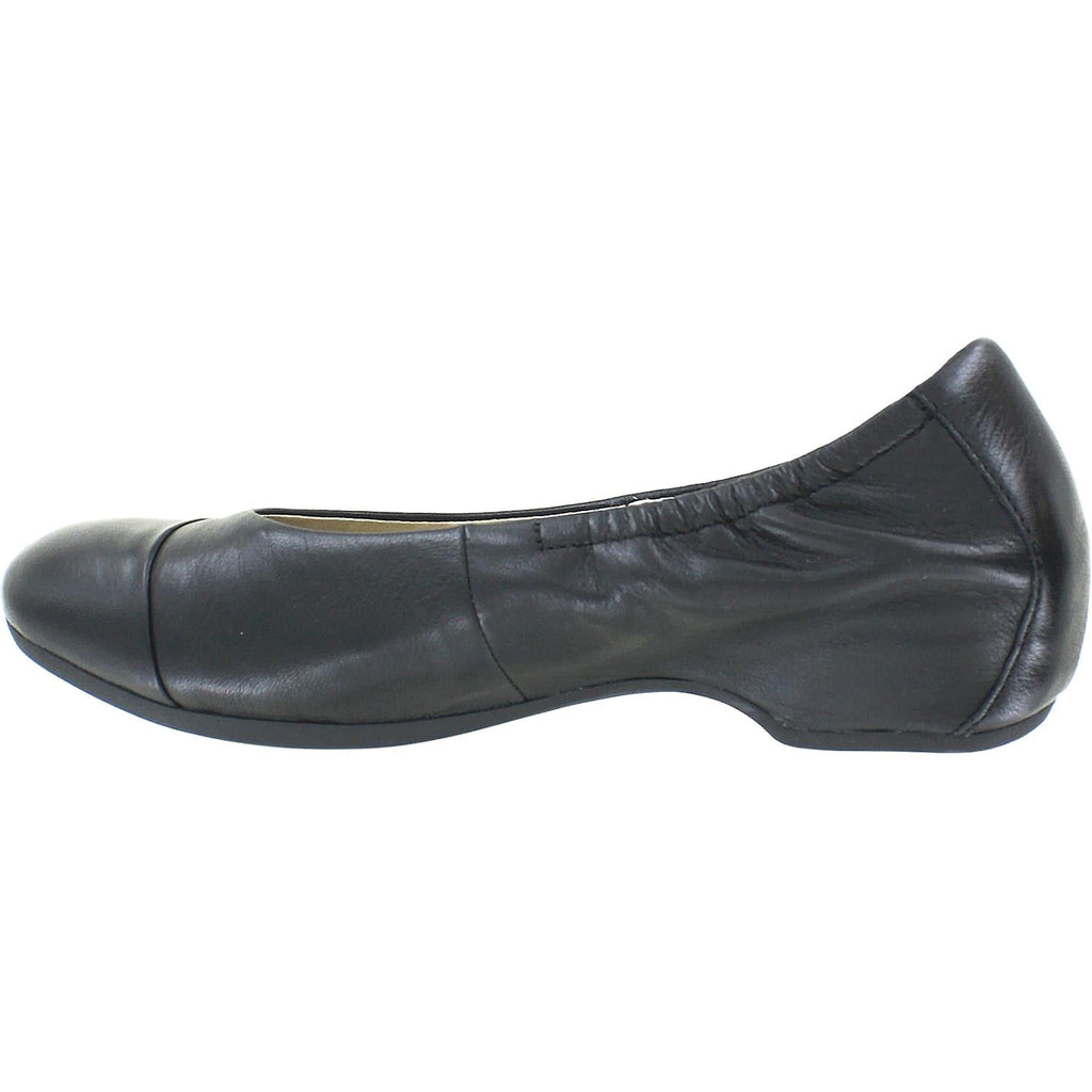 Dansko Lisanne Women's Ballerina Flats Black Milled Nappa Leather