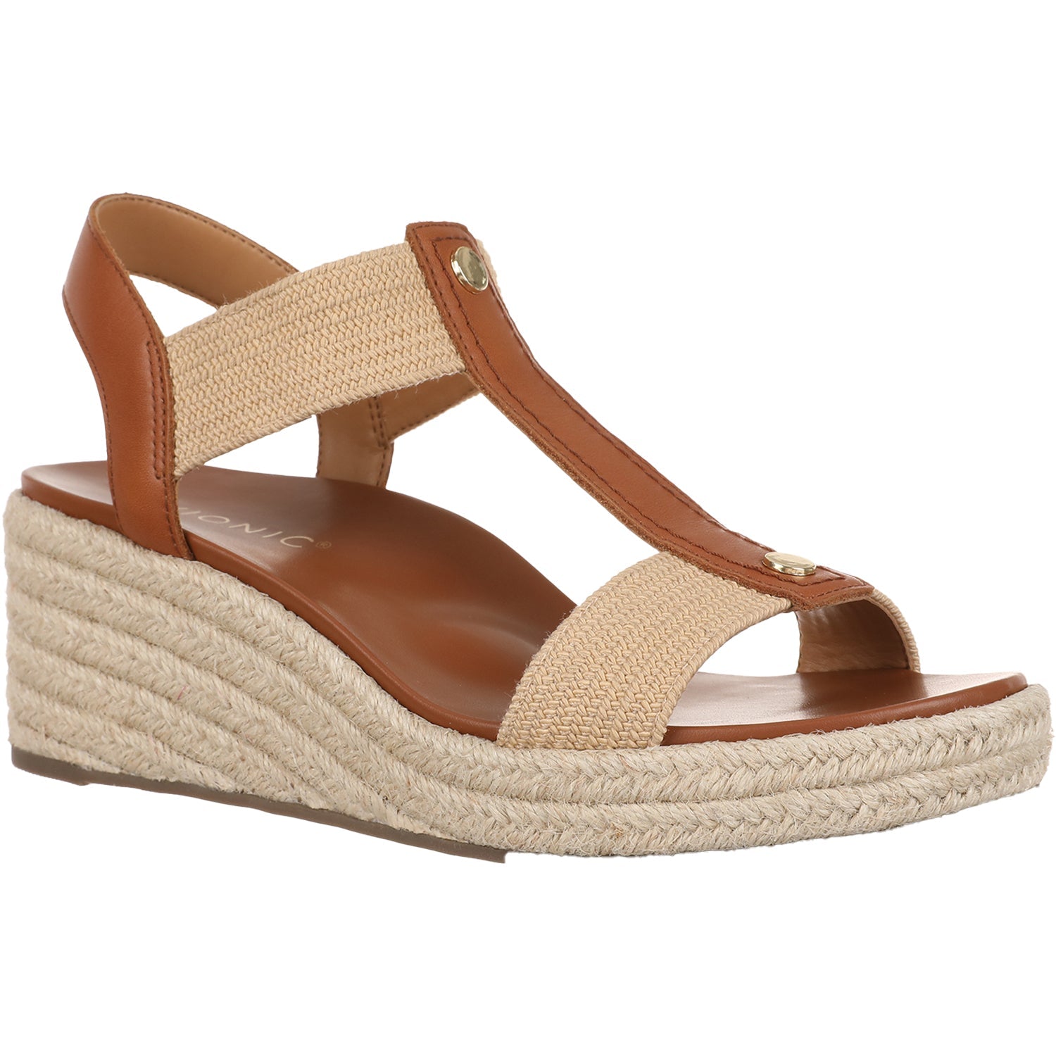 Vionic Calera Wedge Women's Wedge Sandals Camel