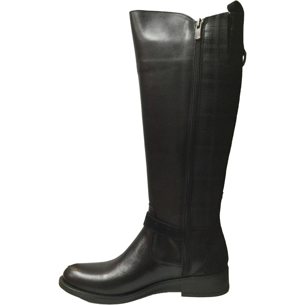 Women's Dorking Chad D9119 Black Leather/Plaid