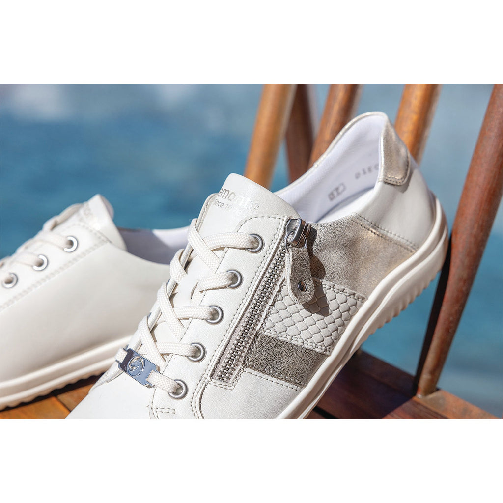 Remonte D1E00-80 Louann 00 Women's Shoes Snow/Perle/Offwhite/Musche