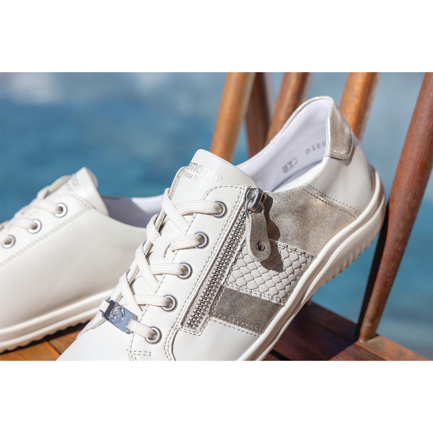 Remonte D1E00-80 Louann 00 Women's Shoes Snow/Perle/Offwhite/Musche