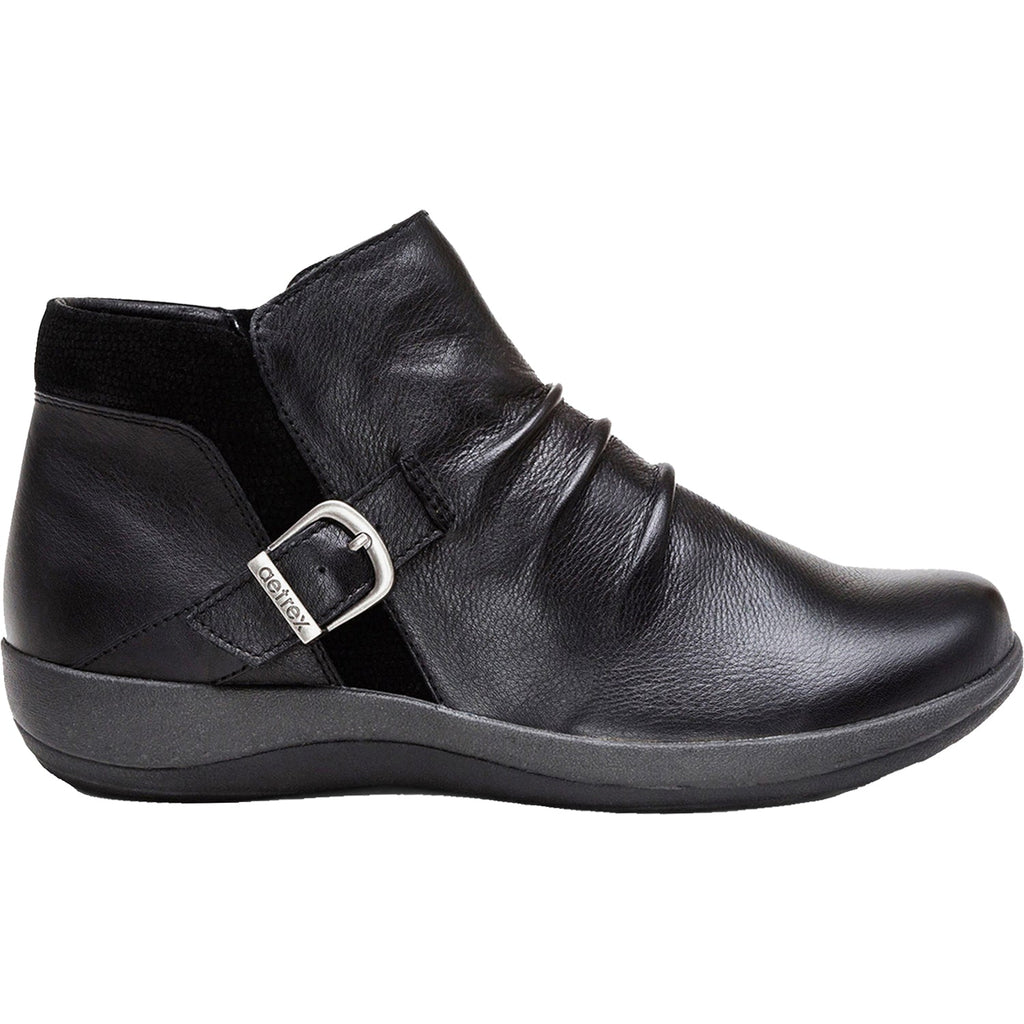 Aetrex Luna Women's Ankle Boots Black Leather