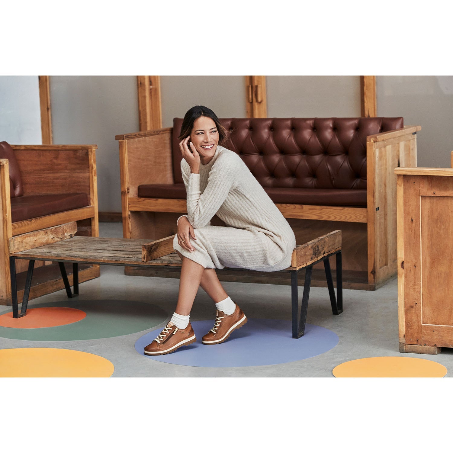 Pikolinos Vigo W3W-6979 Women's Shoes Brandy Leather