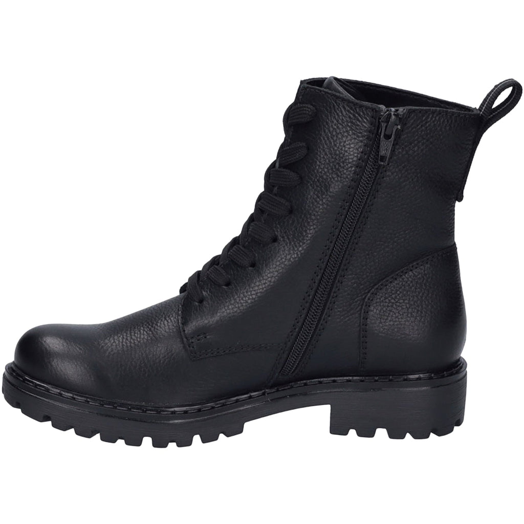 Josef Seibel Marta 02 Women's Combat Boots Black/Black Leather