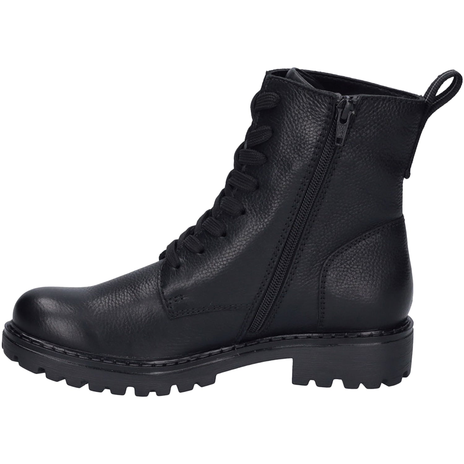 Josef Seibel Marta 02 Women's Combat Boots Black/Black Leather