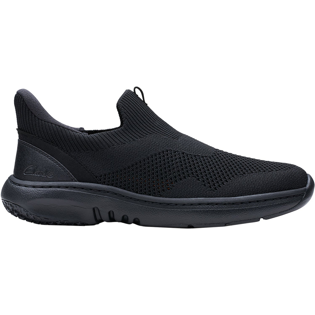 Clarks Pro Free Slip Resistant Men's Slip Ons Black/Black